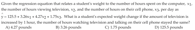 Interpret the Coefficients of a Multiple Regression Equation