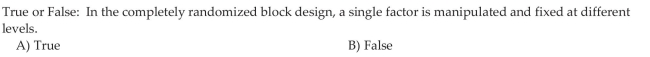 Conduct Analysis of Variance on the Randomized Complete Block Design