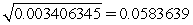 C The variance of the simple return is The standard deviation of simple return is .