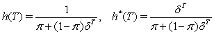 C We have that .This can be seen from the fact that the upshift and downshift functions that multiple the forward discount function are respectively,where is the probability of the upshift.As decreases,the divergence between and increases.
