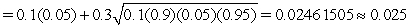 D If is an indicator variable for the default of firm 1,and for firm 2,then using the math in Chapter 34,Section 34.3,we see that the answer is