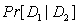 <strong>Consider two firms with one-year probabilities of default of and ,respectively.The correlation of default of the two firms is .What is the conditional probability of default ?</strong> A)0.55 B)0.65 C)0.75 D)0.85