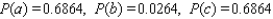 <strong>A man is 52 years old and a woman is 34 years old. The probability that the man will be alive in 10 years is 0.78, whereas the probability that the woman will be alive 10 years from now is 0.88. Assume that their life expectancies are unrelated. a) Find the probability that they will both be alive 10 years from now. B) Find the probability that neither one will be alive 10 years from now. C) Find the probability that at least one of the two will be alive 10 years from now.</strong> A) B) C) D) E)