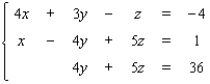<strong>Use matrices to solve the system. </strong> A) B) C) D) The system is inconsistent E) The equations are dependent