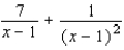 <strong>Find the partial fraction decomposition. </strong> A) B) C) D) E)