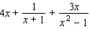 <strong>Find the partial fraction decomposition. </strong> A) B) C) D) E)