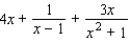 <strong>Find the partial fraction decomposition. </strong> A) B) C) D) E)