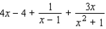 <strong>Find the partial fraction decomposition. </strong> A) B) C) D) E)
