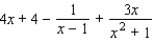 <strong>Find the partial fraction decomposition. </strong> A) B) C) D) E)