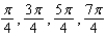 <strong>Find the solutions of the equation that are in the interval </strong> A) B) C) D) E) no solution