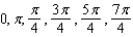 <strong>Find the solutions of the equation that are in the interval </strong> A) B) C) D) E) no solution