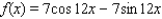 <strong>Use the formula to determine the period of f (x). </strong> A) B) C) D) E)