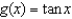 <strong>Use the graph of f to find the simplest expression g(x) such that the equation is an identity. </strong> A) B) C) D) E)
