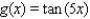 <strong>Use the graph of f to find the simplest expression g(x) such that the equation f (x) = g (x) is an identity. </strong> A) B) C) D) E)