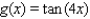 <strong>Use the graph of f to find the simplest expression g(x) such that the equation f (x) = g (x) is an identity. </strong> A) B) C) D) E)