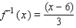 <strong>Find the inverse function of . </strong> A) B) C) D) E)