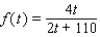 <strong>Salt water of concentration 0.5 pound of salt per gallon flows into a large tank that initially contains 220 gallons of pure water. If the flow rate of salt water into the tank is 4 gal/min, find a formula for the salt concentration   (in lb/gal) after t minutes.</strong> A)   B)   C)   D)   E)   <div style=padding-top: 35px> 