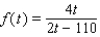 <strong>Salt water of concentration 0.5 pound of salt per gallon flows into a large tank that initially contains 220 gallons of pure water. If the flow rate of salt water into the tank is 4 gal/min, find a formula for the salt concentration   (in lb/gal) after t minutes.</strong> A)   B)   C)   D)   E)   <div style=padding-top: 35px> 