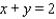 <strong>Find a formula that expresses the fact that P(x, y) is a distance 2 away from the origin.</strong> A) B) C) D) E)