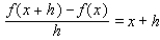 <strong>Simplify the difference quotient for </strong> A) B) C) D) E)