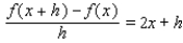 <strong>Simplify the difference quotient for </strong> A) B) C) D) E)