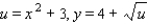 <strong>Find a composite function form for y if: </strong> A) B) C) D) E)