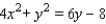 <strong>Sketch the graph of the ellipse, showing the foci . </strong> A) B) C) D)