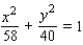 <strong>Find an equation for the ellipse that has its center at the origin and satisfies the conditions. </strong> A) B) C) D) E)
