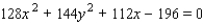 <strong>Find an equation in x and y for the polar equation. </strong> A) B) C) D) E)