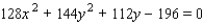 <strong>Find an equation in x and y for the polar equation. </strong> A) B) C) D) E)