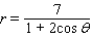 <strong>Find a polar equation of the conic with focus at the pole that has the eccentricity and equation of directrix. </strong> A) B) C) D) E)