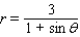 <strong>Find a polar equation of the conic with focus at the pole that has the eccentricity and equation of directrix. </strong> A) B) C) D) E)