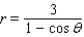 <strong>Find a polar equation of the conic with focus at the pole that has the eccentricity and equation of directrix. </strong> A) B) C) D) E)