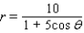 <strong>Find a polar equation in r and of the parabola with focus at the pole and the given vertex. </strong> A) B) C) D) E)