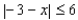 <strong>The two given numbers are coordinates of points and , respectively, on a coordinate line. Express the indicated statement as an inequality involving the absolute value symbol. , is at least </strong> A) B) C) D) E)