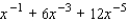 <strong>Express as a sum of terms of the form where r is a rational number. </strong> A) B) C) D) E)