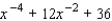 <strong>Express as a sum of terms of the form where r is a rational number. </strong> A) B) C) D) E)