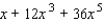 <strong>Express as a sum of terms of the form where r is a rational number. </strong> A) B) C) D) E)