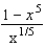 <strong>Express as a quotient. </strong> A) B) C) D) E)