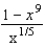 <strong>Express as a quotient. </strong> A) B) C) D) E)