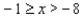 <strong>Express the inequality as an interval.</strong> A) B) C) D) E)