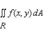 <strong>Evaluate the double integral for the given function f(x, y) and the region R. </strong> A) 9 B) 4 C) 72 D) 63 E) 8