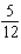 <strong>Evaluate the double integral for the given function f(x, y) and the region R. f(x, y) = 5 ; R is bounded by the lines x = 1, y = 0 and y = x.</strong> A) B) C) D) E)