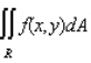 <strong>Evaluate the double integral for the given function f(x, y) and the region R. ; R is bounded by and y = x.</strong> A) B) C) D)