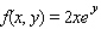 Evaluate the double integral for the given function f(x, y) and the region R. ; R is bounded by x = 0, x = 1, y = 0 and y = x.