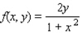 Find the volume of the solid bounded above by the surface z = f(x, y) and below by the plane region R. ; R is the region bounded by .