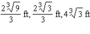 <strong>A closed rectangular box having a volume of is to be constructed. If the material for the sides costs and the material for the top and bottom costs , find the dimensions of the box that can be constructed with minimum cost.</strong> A) B) C) D) E)