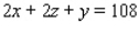 Postal regulations specify that the combined length and girth of a parcel sent by parcel post may not exceed 108 in. Find the dimensions of the rectangular package that would have the greatest possible volume under these regulations. (Hint: Let the dimensions of the box be by by (see the figure below). Then, , and the volume . So that . Maximize .)