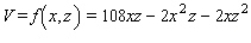 Postal regulations specify that the combined length and girth of a parcel sent by parcel post may not exceed 108 in. Find the dimensions of the rectangular package that would have the greatest possible volume under these regulations. (Hint: Let the dimensions of the box be by by (see the figure below). Then, , and the volume . So that . Maximize .)
