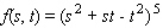 Find the first partial derivatives of the function.  